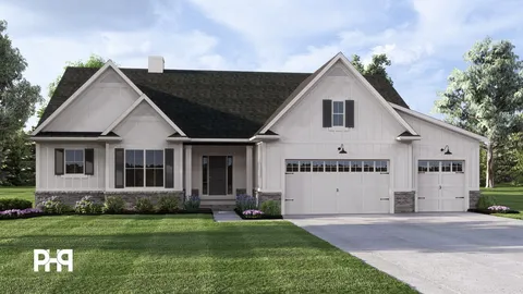 The Verona house plan, exterior view 1